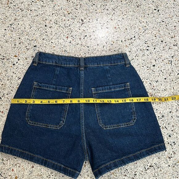 MNG mango denim pocket front jean shorts Clea US 4 - Picture 5 of 7